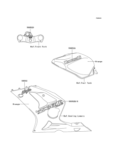 ZX600 Наклейки