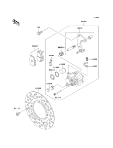 KX65 Front brake(kx65-a5)