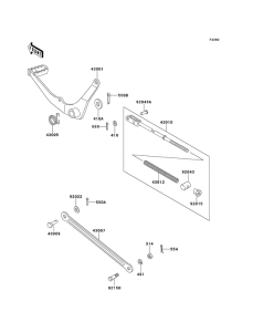 KE100 Педаль тормоза