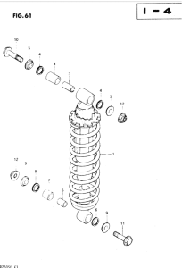 DR250 Абсорбер удавный в сборе задний