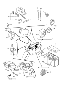 XJ600N Электрика 1