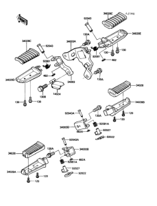 EN450 Подножки