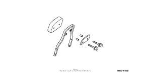 VTX1300C Chrome backrest with pad (low)