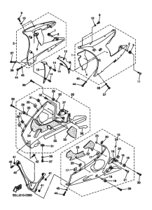 YZF-R6R Капот двигателя и топливо
