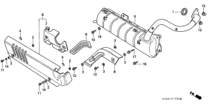 SH75 Глушитель