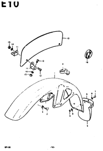 GP100 Переднее крыло