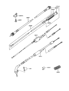 KE100 Тросы управления