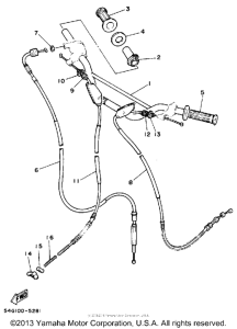 BW200S Руль -тросы