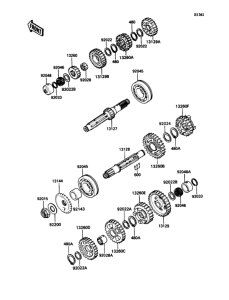 ZX1100 Трансмиссия