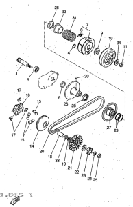 YQ50R Сцепление