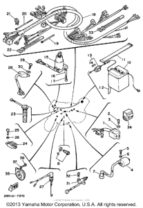 YSR50T Электрика
