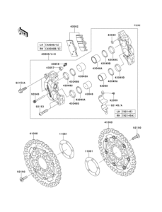 ZR1200 Передний тормоз