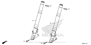  Передняя вилка