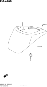 VL800B Fuel Tank Cover (Vl800L5 E33)