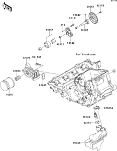 ZX1000 Масляный насос