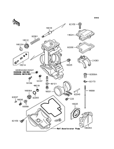 ZX400 キャブレターパーツ