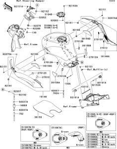 ZX600 Fuel tank(1 / 2)