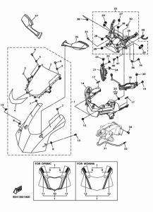 YZF-R1 Обтекатель 1