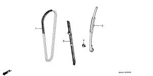 CN250 Цепь грм / натяжное устройство