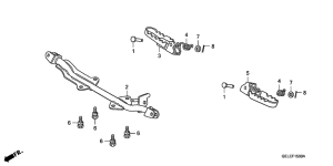 CRF50F Ступень передачи