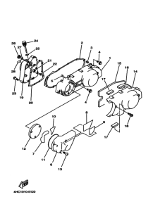YP250 ｸﾗﾝｸｹｰｽｶﾊﾞｰ 1