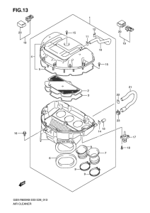 GSX-R600 Воздухоочиститель