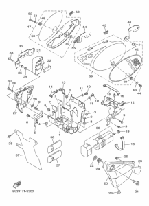 XVS950XR Боковые обтекатели