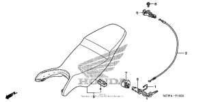 VFR800 Сиденье
