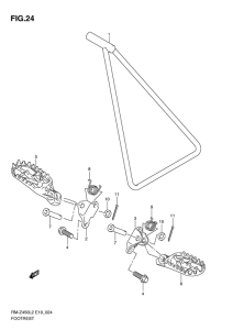 RM-Z450 Подножки