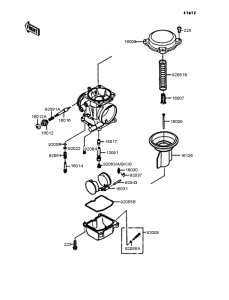 EL250 Карбюратор в разборе
