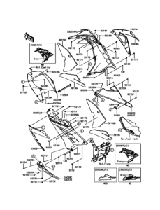 EX250 (ABS) カウリングロアー(MGF)