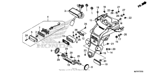 CTX700N DCT Фонарь
