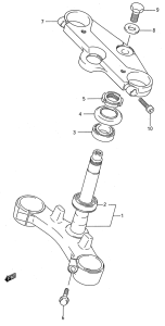 GSX600 Траверса нижняя