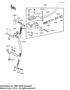 EX305 Передний тормозной цилиндр