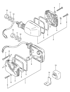AX100 Поворотники
