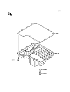 ZX900 Маслянный поддон