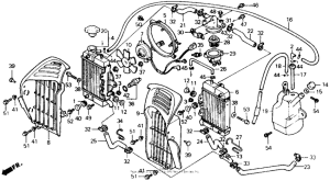 XL600V Радиатор