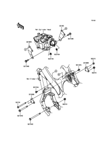  Крепление двигателя