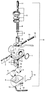 SL125 Карбюратор
