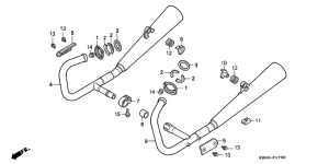 CB250 Глушитель