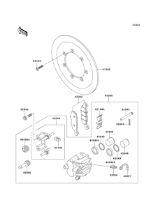 VN1500 Front brake(r4 / r5)