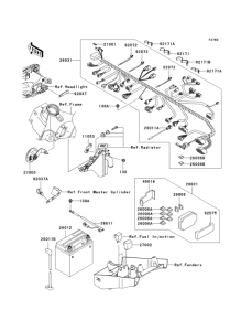 ZX600 Электрика