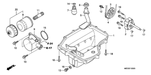  Картер масляный / масляная помпа