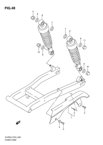 VL250 Кожух цепной передачи