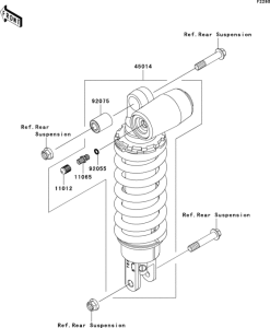 ZX636 Амортизатор