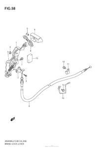 AN400 (ABS) Brake Lock Lever
