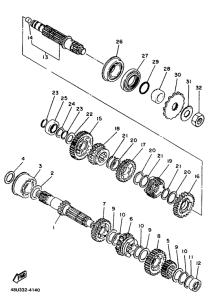 XT500 Трансмиссия