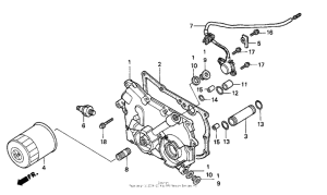 GL1500CT Кожух трансмиссии