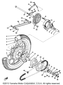 TA125 Переднее колесо