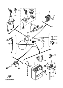 YBR125ED Equipo electrico